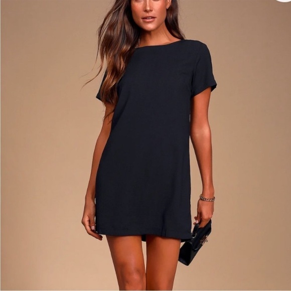 Lulus Dresses & Skirts - LULU'S Black Shift Dress Size Extra Small